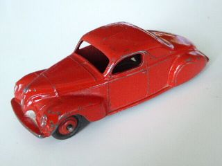 Extremely Rare All - Red Dinky 39cu Lincoln Zephyr For Us Export Market Only.