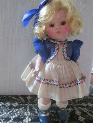 Vintage Vogue Ginny Doll,  Painted Lash,  STRAIGHT LEG NON WALKER - SO PRETTY 3