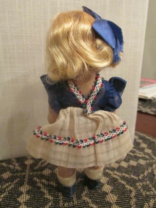 Vintage Vogue Ginny Doll,  Painted Lash,  STRAIGHT LEG NON WALKER - SO PRETTY 6