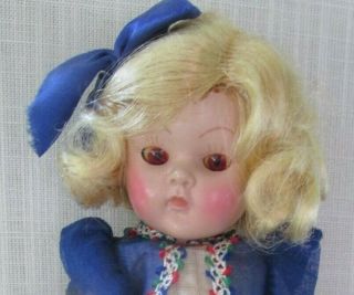 Vintage Vogue Ginny Doll,  Painted Lash,  STRAIGHT LEG NON WALKER - SO PRETTY 8