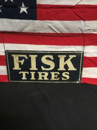 Rare 1930s Fisk Tire Sign