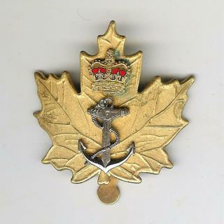 Obsolete Modern Canadian Forces Cadet Instructor Cadre Sea Cap Badge