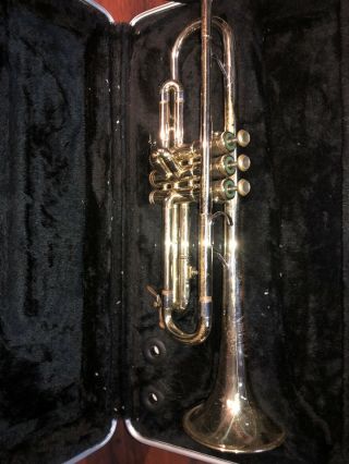 Vintage F E Olds Ambassador Trumpet