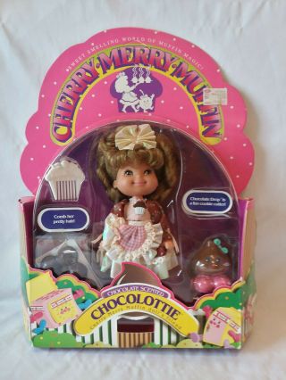 Vintage 1988 Mattel Cherry Merry Muffin Chocolottie Chocolate Scented Doll