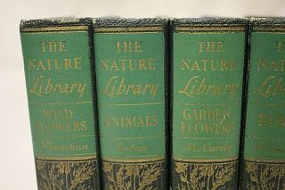 THE NATURE LIBRARY Doubleday Vintage 6 Book Set Illustrated 1926 Natural History 5