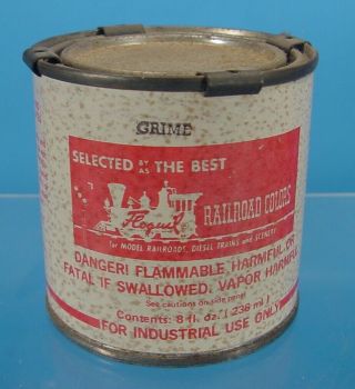 Fc8 Vintage Floquil R86 8 Ounce Industrial Can Grime Weathering Railroad Paint