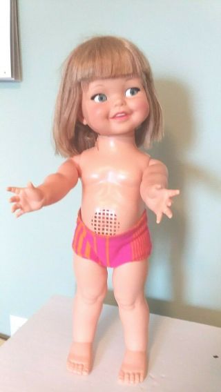 Vintage Ideal Giggles Doll With Flirty Moveable Eyes 17 