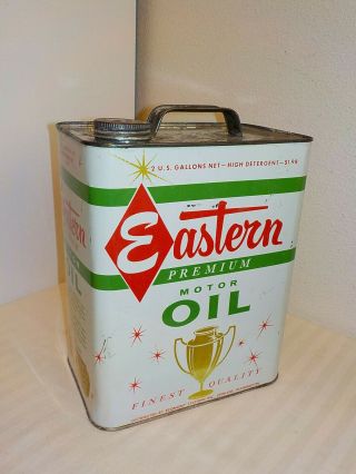 Vintage Eastern Premium Motor Oil 2 Gallon Can