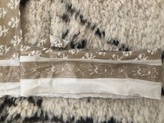 Vintage Persiano Fortuny Fabric Gold and Ecru 6