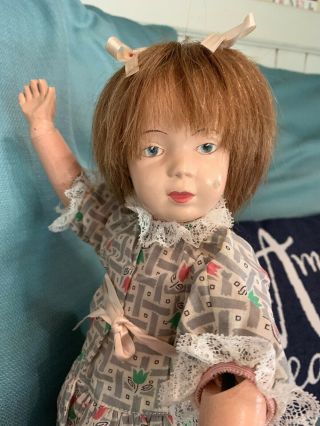 Antique Schoenhut Doll 16” Tall