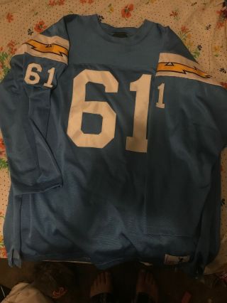 Vintage Ebbets Field Flannels/ 1961 Los Angeles Chargers Football Jersey