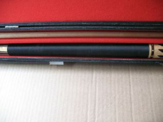 VINTAGE MCDERMOTT LEVEL 3 C - 9 FROM 1980.  19 0Z.  4 POINT POOL CUE AND CASE 3
