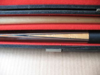 VINTAGE MCDERMOTT LEVEL 3 C - 9 FROM 1980.  19 0Z.  4 POINT POOL CUE AND CASE 4