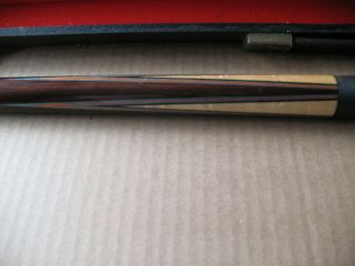 VINTAGE MCDERMOTT LEVEL 3 C - 9 FROM 1980.  19 0Z.  4 POINT POOL CUE AND CASE 6
