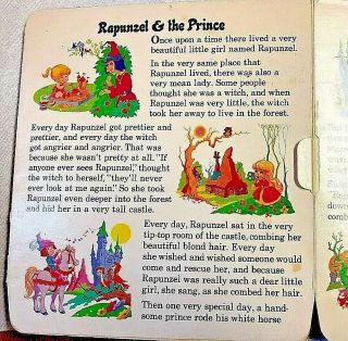 1968 MATTEL LIDDLE KIDDLE STORYBOOK RAPUNZEL AND THE PRINCE 2