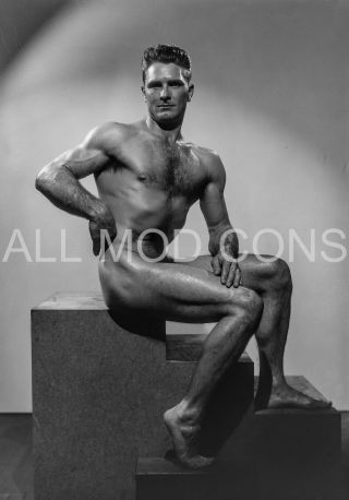 Vintage 1948 Lf Photo Negative 5 X 7 Danny Loos Wrestler Gay Interest 34 - 08