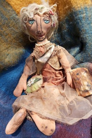Stunning Rare Magnolia Pearl Doll In Dress Handmade 7 