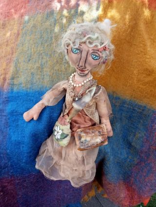 Stunning RARE Magnolia Pearl Doll in dress Handmade 7 ' 2010 ' Shannon & Cindy 2