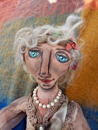 Stunning RARE Magnolia Pearl Doll in dress Handmade 7 ' 2010 ' Shannon & Cindy 8