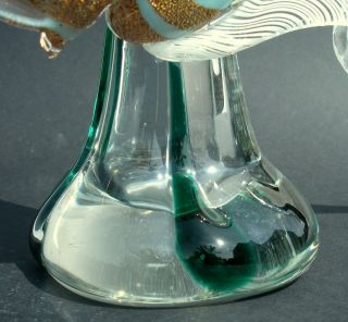 Scarce Vintage 1950s/60s Murano Art Glass Aquarium Fish Vase Alfredo Barbini 6