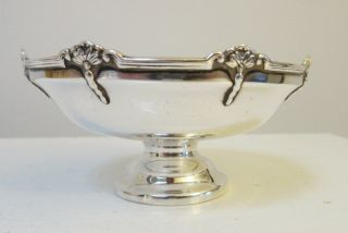 Vintage Footed Solid Silver Nut Bowl Pin Dish Walker & Hall 64317 3