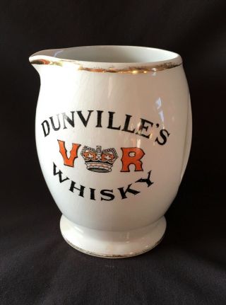Dunvilles Whiskey Water Jug Belfast,  Pub,  Advertising,  Ireland,  Vintage. 2
