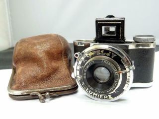 Vintage Subminiature Camera Eljy Lumiere Mid 1900 