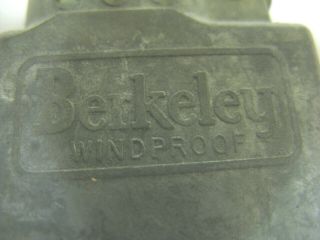 Vintage WWII Berkeley Windproof Lighter Black Wrinkle Finish NR 6