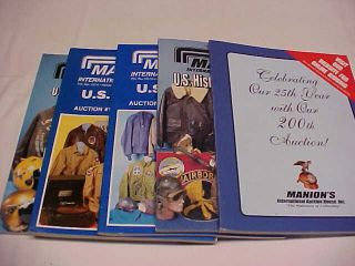 5 Mid 1990s Dated Back Issues Of Manion 