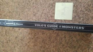 Dungeons and Dragons Volo ' s Guide to Monsters LIMITED RARE VARIANT LGS DND COVER 2