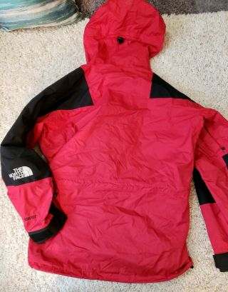 The North Face Gore - Tex Jacket Men L Red Vintage 90 ' s mountain Waterproof Retro 7