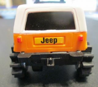 Vintage 1980 ' s Schaper Stomper 4x4 Orange/White Jeep Renegade 4WD Motor Runs 6