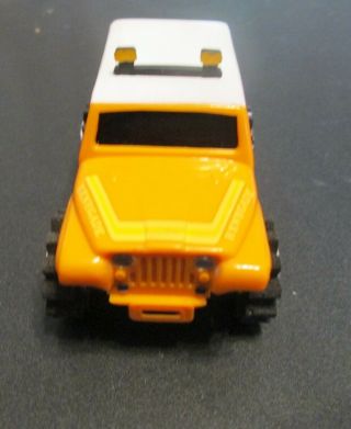 Vintage 1980 ' s Schaper Stomper 4x4 Orange/White Jeep Renegade 4WD Motor Runs 8