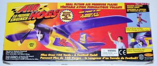 New/nib/vintage 1998 Air Hogs Air Presssure Engines Flying Plane Sky Shark 8,