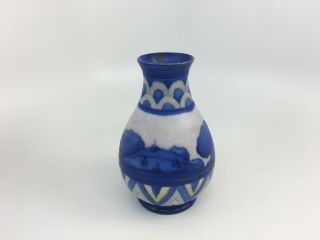 Vintage MOORCROFT vase 1930 ' s DAWN DESIGN in lustrous glaze ART DECO 2