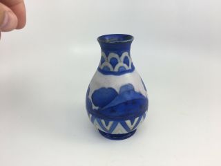 Vintage MOORCROFT vase 1930 ' s DAWN DESIGN in lustrous glaze ART DECO 3