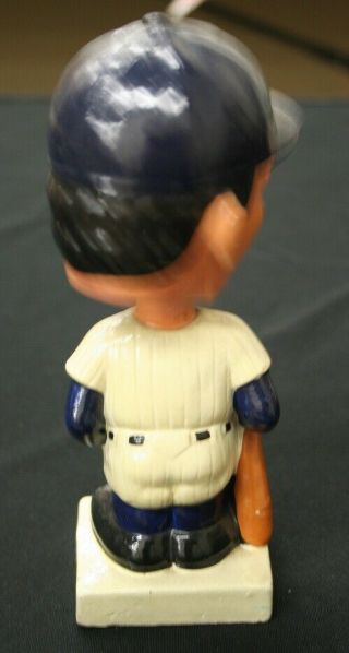 VINTAGE 1960s Roger Maris York Yankees White Base Bobblehead Nodder 3