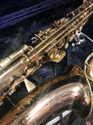 Vintage Conn Alto Sax Or Restoration 4