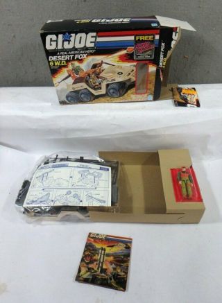 Vintage Factory Bag 1988 Hasbro Gi Joe Desert Fox 6 W.  D.