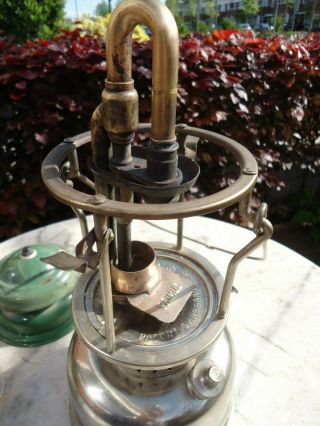 Vintage Primus 991 kerosene pressure lantern dated 1948 made in Sweden 7