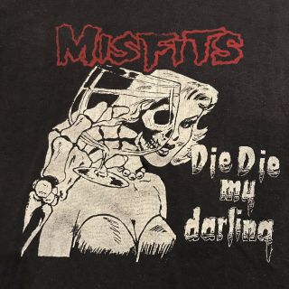Misfits Vintage 80’s Die Die My Darling,  Danzig Adult T - Shirt,  Samhain,  Plan9 2