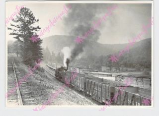Vintage 5 " X7 " Photo Train Railroad Sou Southern Railway Shay Connecting Coal Roa