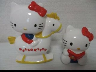 Rare Sanrio Hello Kitty Vintage Ceramic Banks