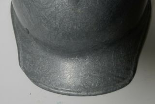 VINTAGE GRAY GREY FIBERGLASS BULLARD 502 Hard Hat IRONWORKER 2