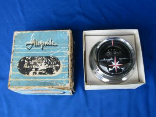 Classic Vintage Small Boat Airguide Model 76 Marine Compass 1961