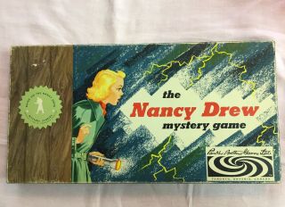 Vintage The Nancy Drew Mystery Game Parker Brothers 1957 Rare Canadian Edition