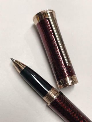 Rare Cartier ballpoint pen Red gold w/o box 7