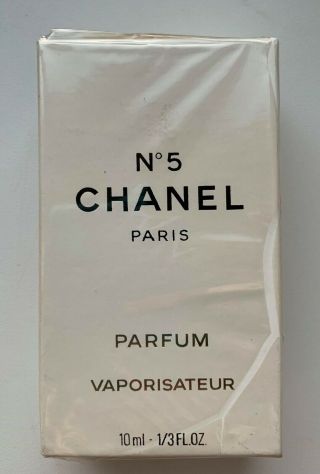Chanel No 5 10 Ml 1/3 Fl Oz Parfum Spray Vintage Box