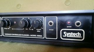 Vintage Systech Model 4000a Voltage Controlled Flanger Rack Analog Cv