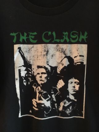 The Clash Guns On The Roof Punk Oi Rare Vintage Joe Strummer